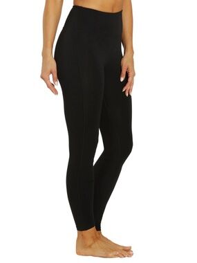MARIKA OLIVIA  Black High Rise Tummy Control Ankle Leggings Sz. Small